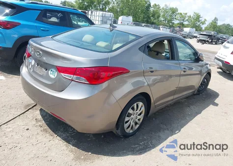 2012 Hyundai Elantra Gls z USA, uszkodzony, nr VIN 5NPDH4AE0CH100683